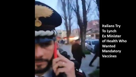 Italian patriots try to Iynch ex Minister of Health who wanted Covid vaccine mandatory. He runs away