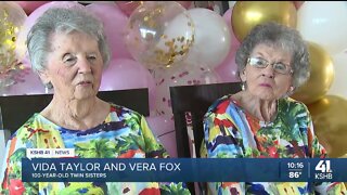 Twin sisters celebrate 100th birthday