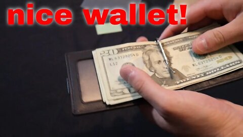 Vemingo Minimalist Wallets for Men Genuine Leather Bifold Wallet with Money Clip RFID Blocking