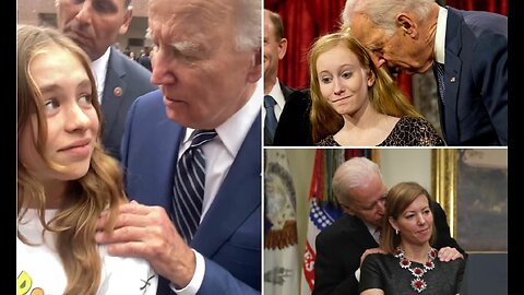 He sniffs too many children': President Joe Biden slammed for viral sniffing video