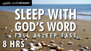 SLEEP WITH GOD'S PROMISES ON BY THE SEA | 100+ Bible Verses For Sleep | Soaking Worship Music