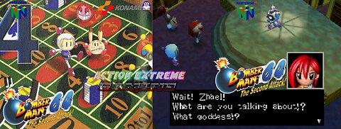 Bomberman 64 The 2nd Attack (Nintendo 64) - White Bomber Vs Zhael [Game Planet Starlight Casino Boss Battle] Reupload