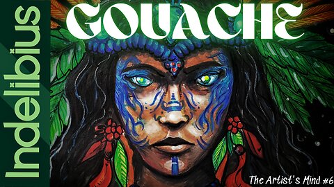 GOUACHE - My 2nd Favourite Medium! | #gouache #gouacheportrait #watercolorvsgouache #gouachepainting