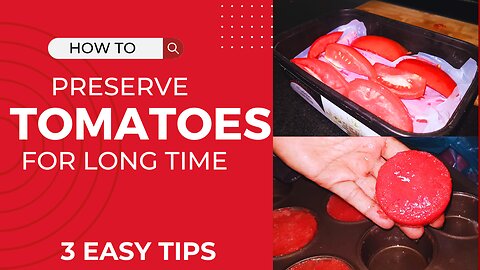 How to preserve tomatoes for long time.preserve tomatoes at home/mahakakitchen