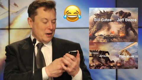 Elon Musk ROASTS Jeff Bezos & Bill Gates With Dogecoin Meme 😂