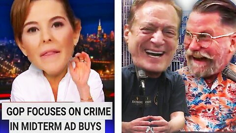 Anthony Cumia & Gavin McInnes REACT to MSNBC's Orwellian TWISTING of Crime Stats