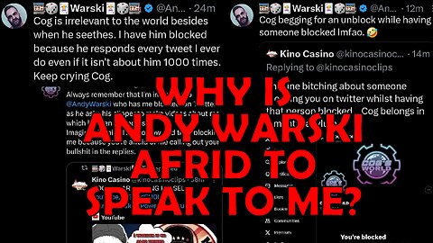 Ethan Ralph W & Why Is Andy Warski Terrified To Speak To Me Directly 1 On 1?