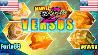 Marvel Vs. Capcom 2 New Age of Heroes (Forte89 Vs. yeyyyy) [U.S.A. Vs. U.S.A.]