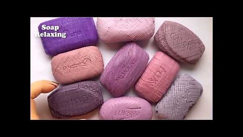 Oddly satisfying ASMR best video soap cutting soap craving