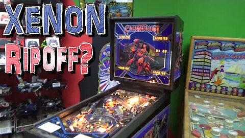 Bally's Stripped Down Version Of Xenon - Cybernaut Pinball Machine You Don't See Too Often