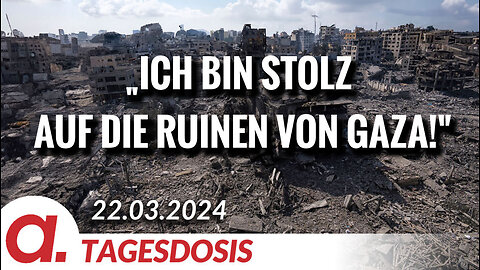 „Ich bin stolz auf die Ruinen von Gaza!" | Von Rainer Rupp