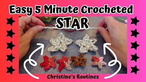 Easily Craft Stunning Crocheted Stars in 5 Minutes