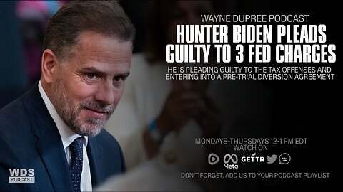 Hunter Shock! Pleads Guilty To 3 Federal Charges!!