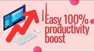 Increase productivity by 100% with this extension
