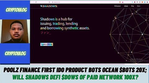 Poolz Finance First IDO Product Bots Ocean $BOTS 20X; Will Shadows DEFI $DOWS Of Paid Network 100X?