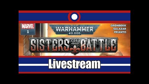 Warhammer 40,000 Sisters Of Battle Comic Livestream Part 01