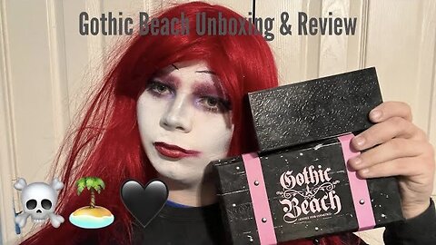 Jeffree Star Cosmetics 'Gothic Beach' Collection Unboxing & Review ⭐️☠️🏝️🖤