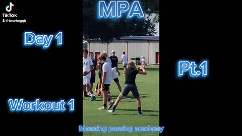 MPA day 1 workout 1