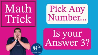 I will Guess YOUR Answer EVERY TIME! 3? | Minute Math Tricks | Part 66 #shorts