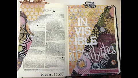 Let's Bible Journal Rom. 1 (from Lovely Lavender Wishes)