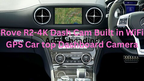 Rove R2-4K Dash Cam Built in WiFi GPS Car top Dashboard Camera Recorder