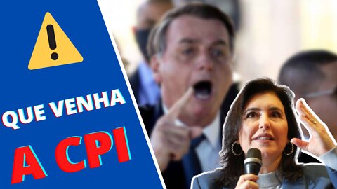 URGENTE | Simone Tebet diz que faz questão de assinar a CPI da Petrobras