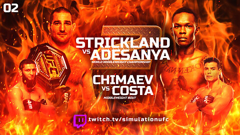 SimulationUFC 02: Strickland vs Adesanya II FULL STREAM