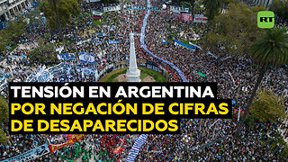 Tensión en Argentina por negación de cifras de desaparecidos