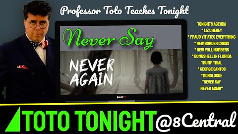 Toto Tonight @8Central 11/2/23 - "Never Say Never Again"