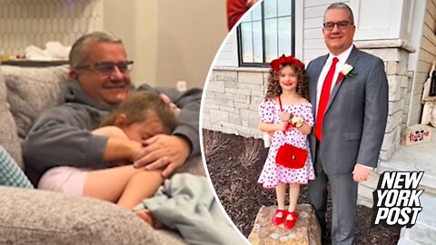 Nebraska girl, 5, asks her grandpa to accompany her to the daddy-daughter Valentine's Day dance