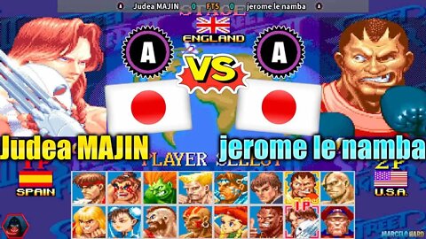 Super Street Fighter II X (Judea MAJIN Vs. jerome le namba) [Japan Vs. Japan]