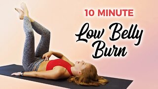 10 Min Lower Belly Burn with Banks | How to Target Low Abs, Pilates Workout, Belly Fat, Flat Tummy