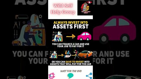 🔥Always invest into assets first🔥#shorts🔥#wildselfhelpgroup🔥20 August 2022🔥