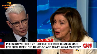 Democrat Pelosi: "Kamala is the VP of the US. So when people say to me: 'well, why isn't she doing this or that?' I said, because she's the VP. That's the job. You don't do that much. You know, you, you know?"