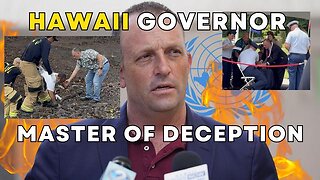 Hawaii Governor -- Are these staged events?