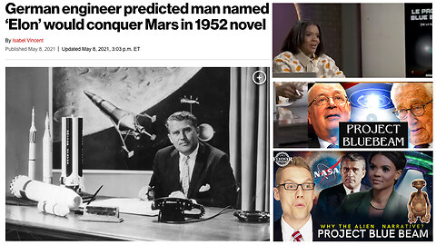 Project Blue Beam | Candace Owens Discussing Project Blue Beam? Why Is the Mainstream Media Now Pushing An Alien Narrative? Why Did German Engineer Wernher von Braun Predict a Man Named Elon Would Conquer Mars (In 1952)?