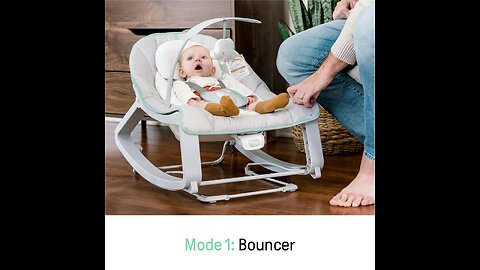 Ingenuity Keep Cozy 3-in-1 Grow with Me Vibrating Baby Bouncer,
