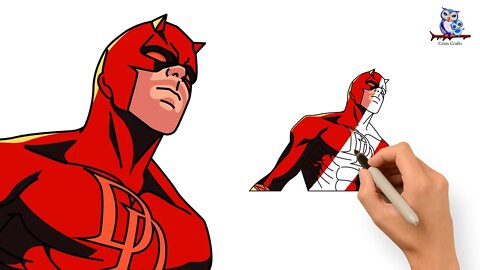 How To Draw Daredevil Marvel - Matt Murdock Art Tutorial