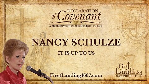 Nancy Schulze "It is up to us"