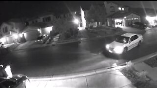 Dramatic scene caught on camera, over 20 shots fired in Las Vegas drive by