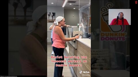 Crazy Karen Goes Off On Dunkin' Donuts Employees Over Donuts!