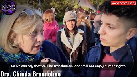 Dr. Chinda Brandolino: 'We can say that we'll be transhuman, and we'll not enjoy human rights'
