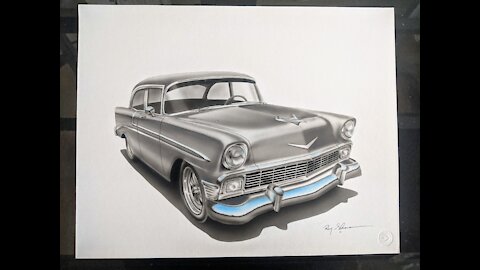 1956 Chevy airbrush picture
