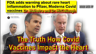 2022 DEC 17 The Truth How Covid Vaccines Impact the Heart with Dr. McCullough and Dr. Malhotra
