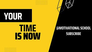 YOUR TIME IS NOW | Best Motivational Video