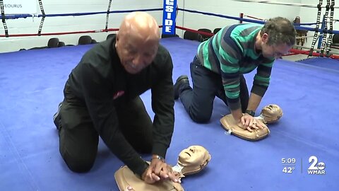 American Heart Association donates CPR kits to local boxing gym