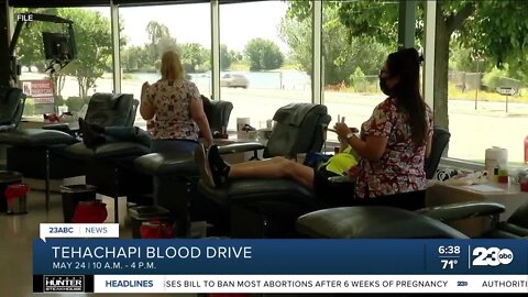 Houchin Community Blood Bank holding drive in Tehachapi