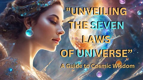 "UNVEILING THE SEVEN LAWS OF UNIVERSE” A Guide to Cosmic Wisdom