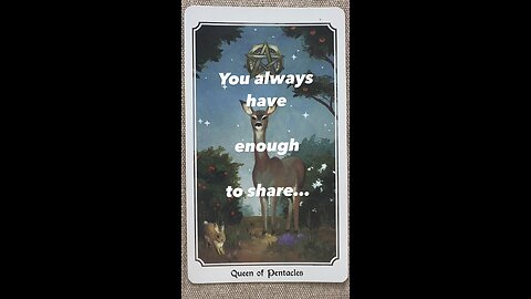 MEDITATION #sharethelove #enough #nurturing #sharing #caring #generous #tarot #tarotary #dailycard