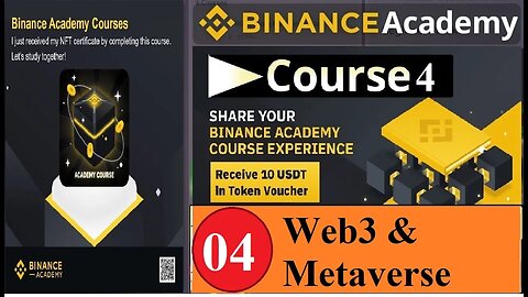 Binance Academy Course 04 Web3 & Metaverse Quiz Answers Beginner Track || Binance Loot